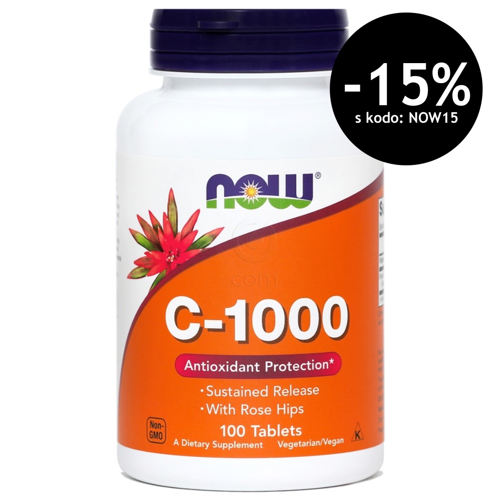 Vitamin C-1000 NOW, tablete (100 tablet)